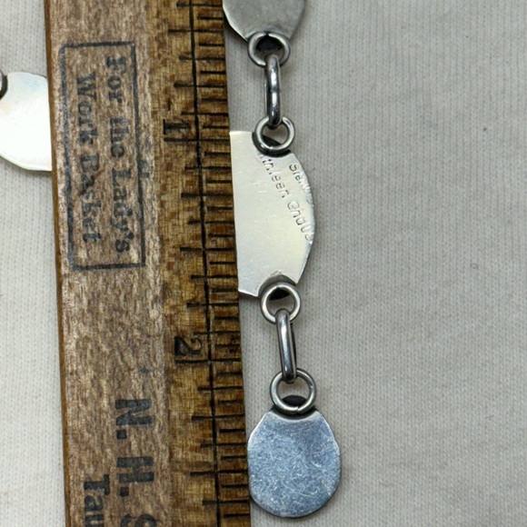 Native American Indian Navajo Kathleen Chavez Necklace Earring Set Bear Claw - Picture 11 of 15